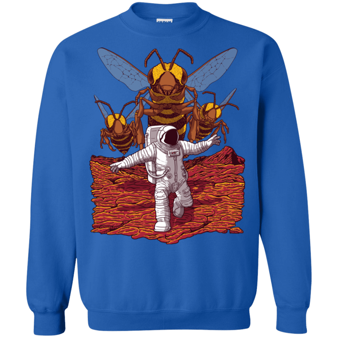 Sweatshirts Royal / S Killer Bees on Mars Crewneck Sweatshirt