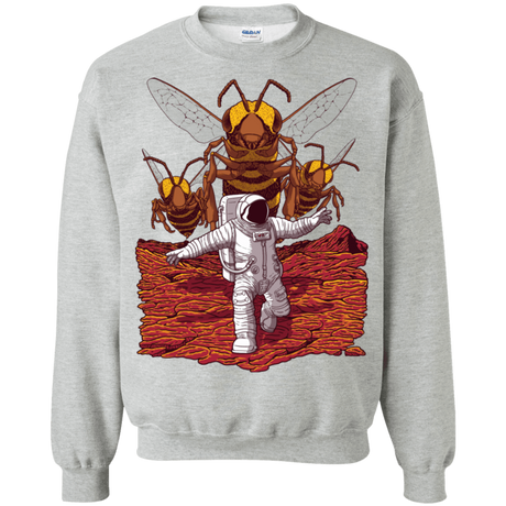 Sweatshirts Sport Grey / S Killer Bees on Mars Crewneck Sweatshirt