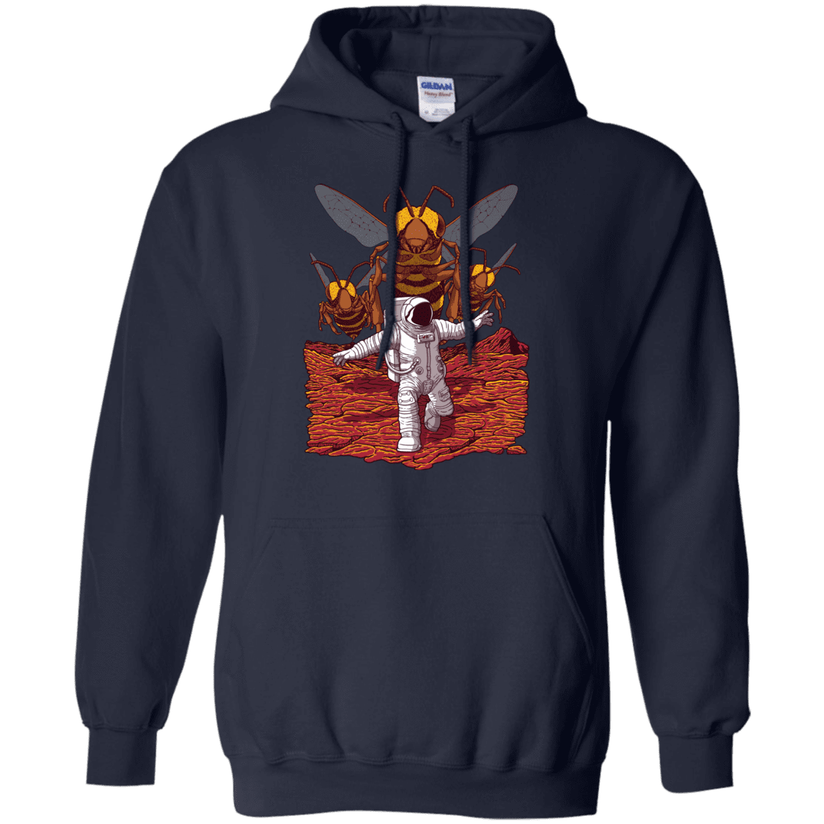 Sweatshirts Navy / S Killer Bees on Mars Pullover Hoodie