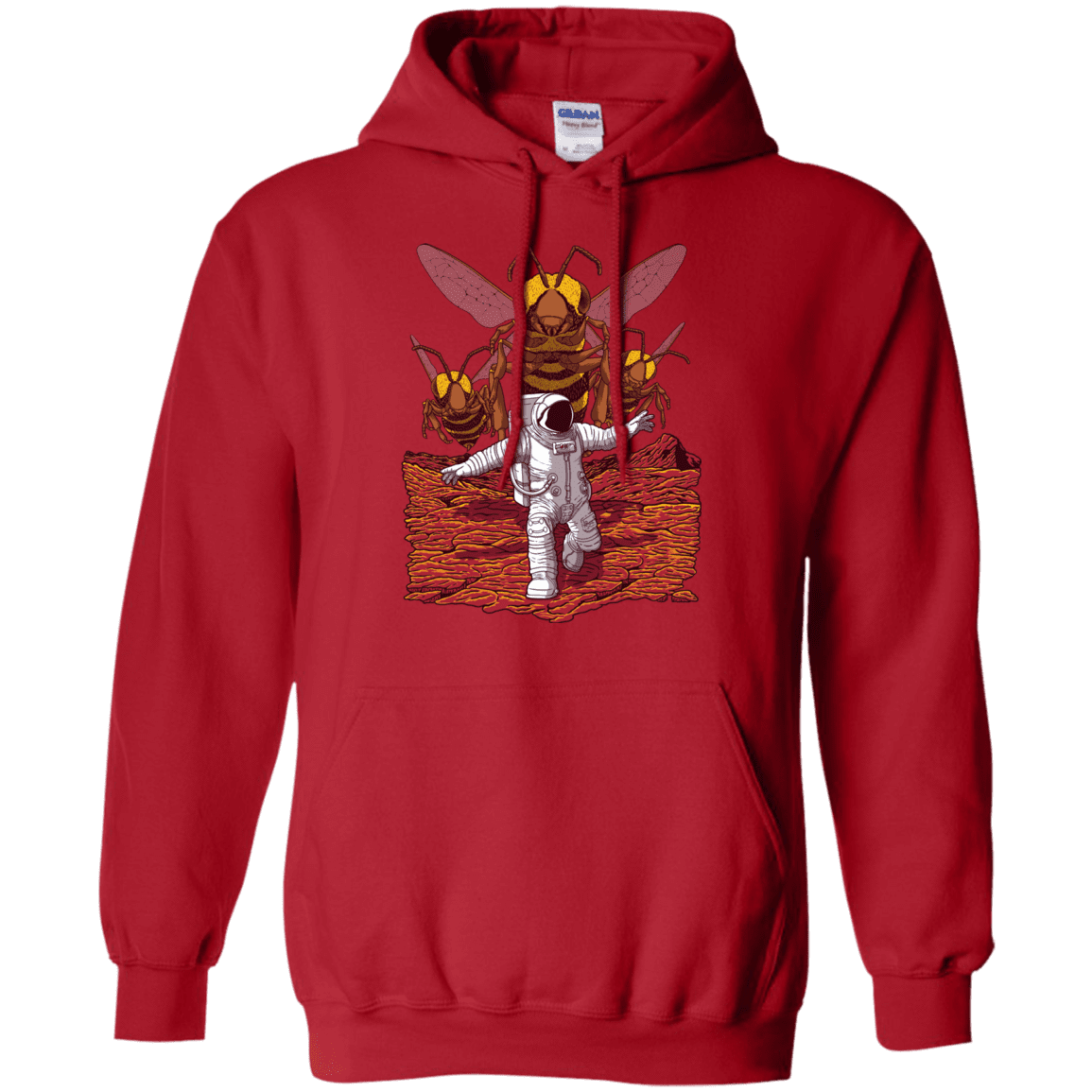 Sweatshirts Red / S Killer Bees on Mars Pullover Hoodie
