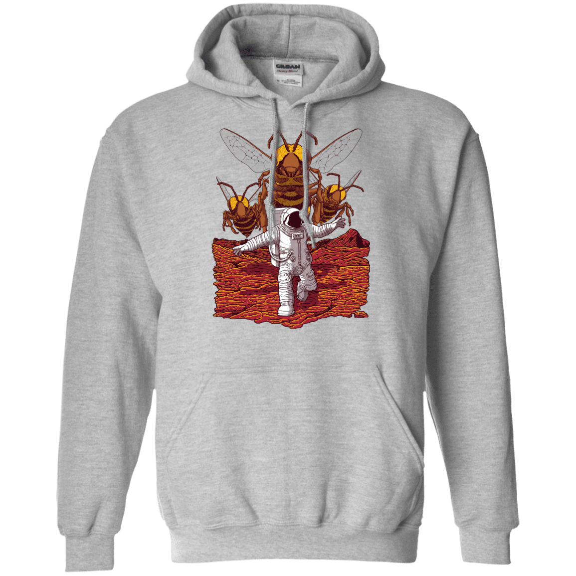 Sweatshirts Sport Grey / S Killer Bees on Mars Pullover Hoodie