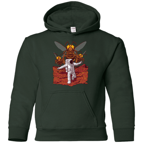 Sweatshirts Forest Green / YS Killer Bees on Mars Youth Hoodie