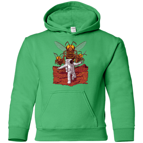 Sweatshirts Irish Green / YS Killer Bees on Mars Youth Hoodie