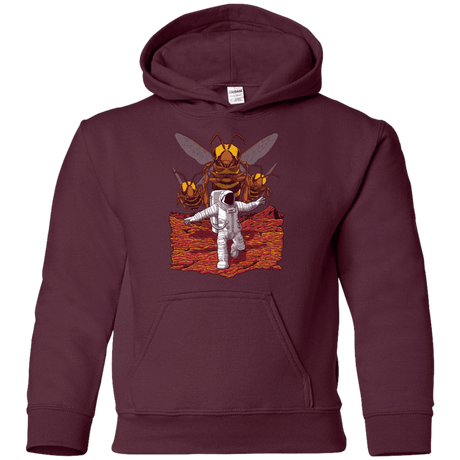 Sweatshirts Maroon / YS Killer Bees on Mars Youth Hoodie