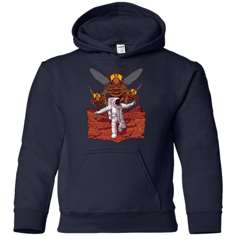 Sweatshirts Navy / YS Killer Bees on Mars Youth Hoodie