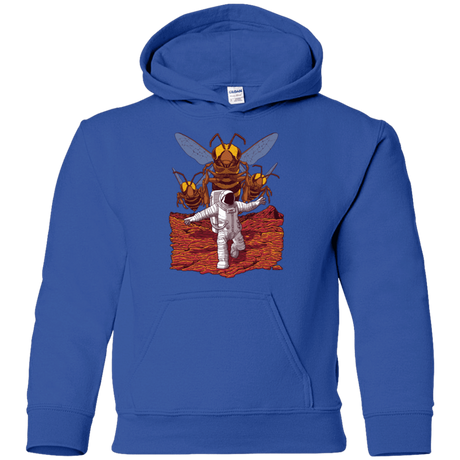 Sweatshirts Royal / YS Killer Bees on Mars Youth Hoodie