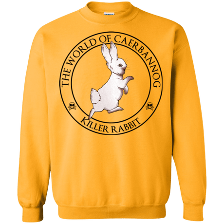 Sweatshirts Gold / Small Killer Bunny Crewneck Sweatshirt