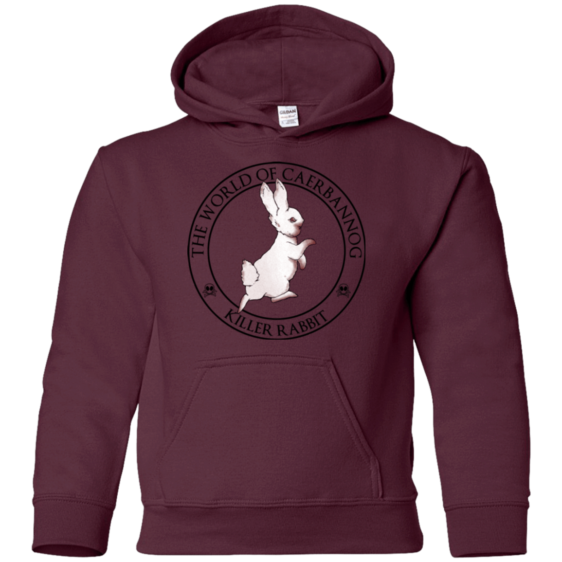 Sweatshirts Maroon / YS Killer Bunny Youth Hoodie
