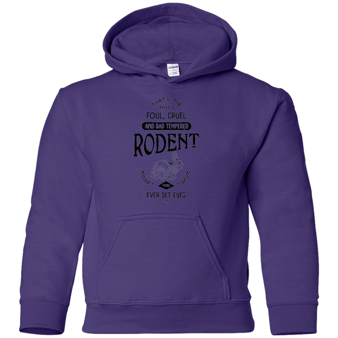 Sweatshirts Purple / YS Killer Bunny Youth Hoodie