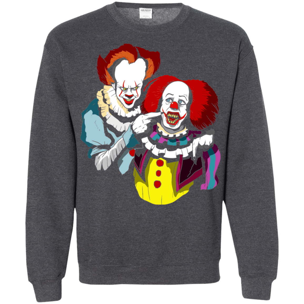 Sweatshirts Dark Heather / S Killing Clown Crewneck Sweatshirt