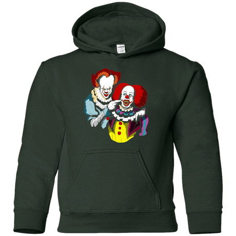 Sweatshirts Forest Green / YS Killing Clown Youth Hoodie