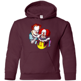 Sweatshirts Maroon / YS Killing Clown Youth Hoodie