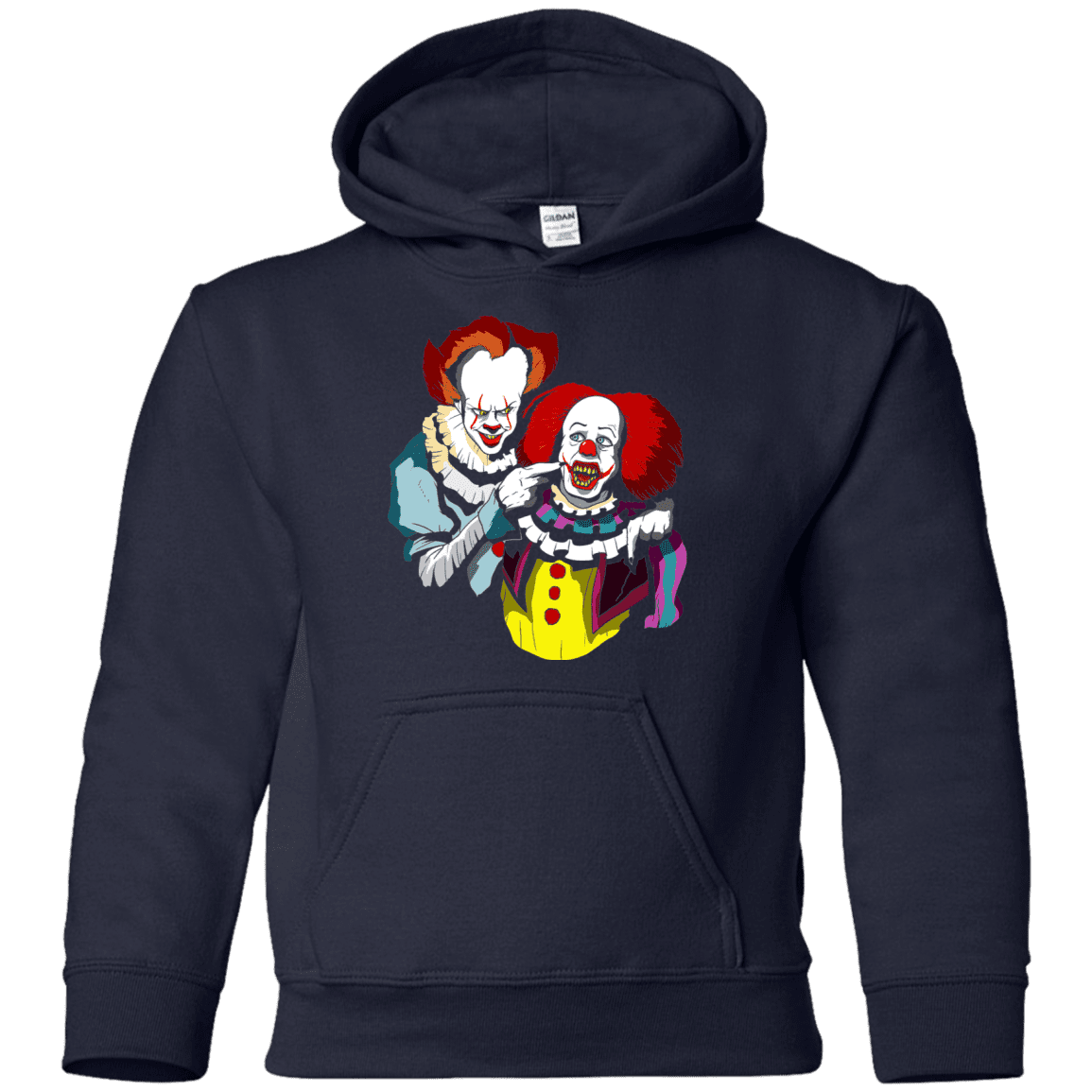 Sweatshirts Navy / YS Killing Clown Youth Hoodie