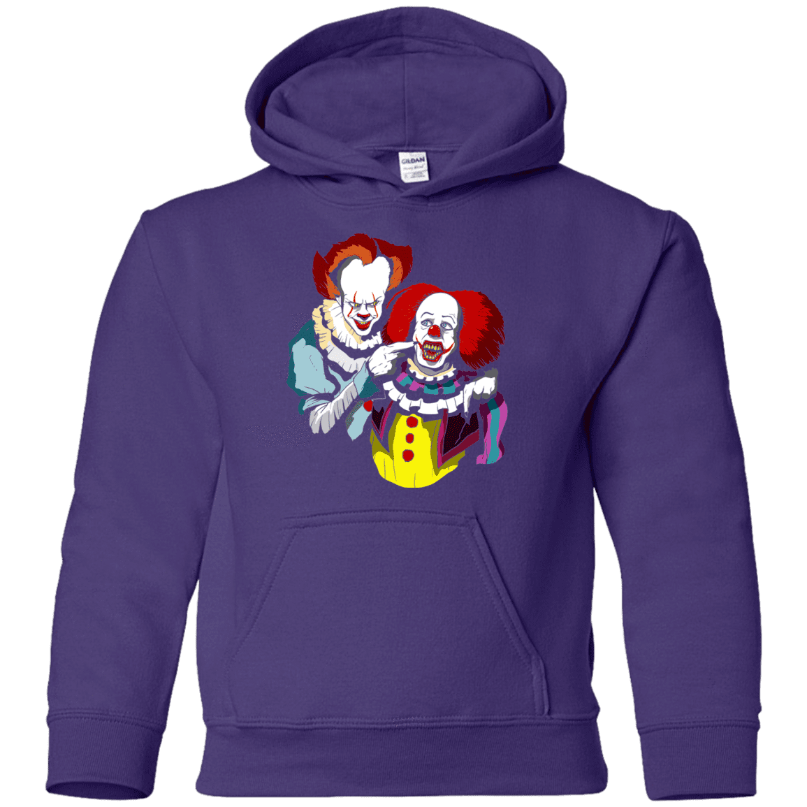 Sweatshirts Purple / YS Killing Clown Youth Hoodie