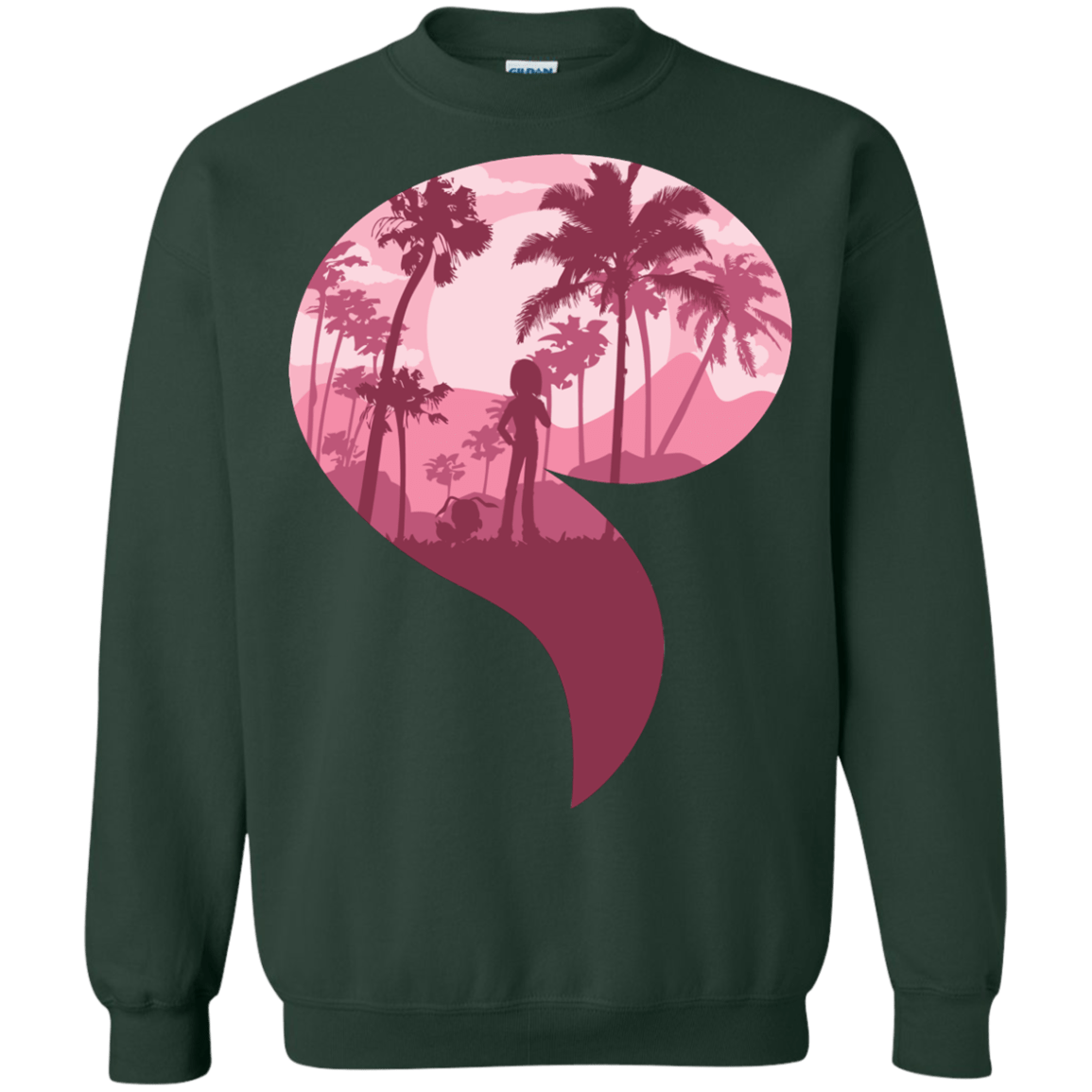 Sweatshirts Forest Green / S Kindness Crewneck Sweatshirt