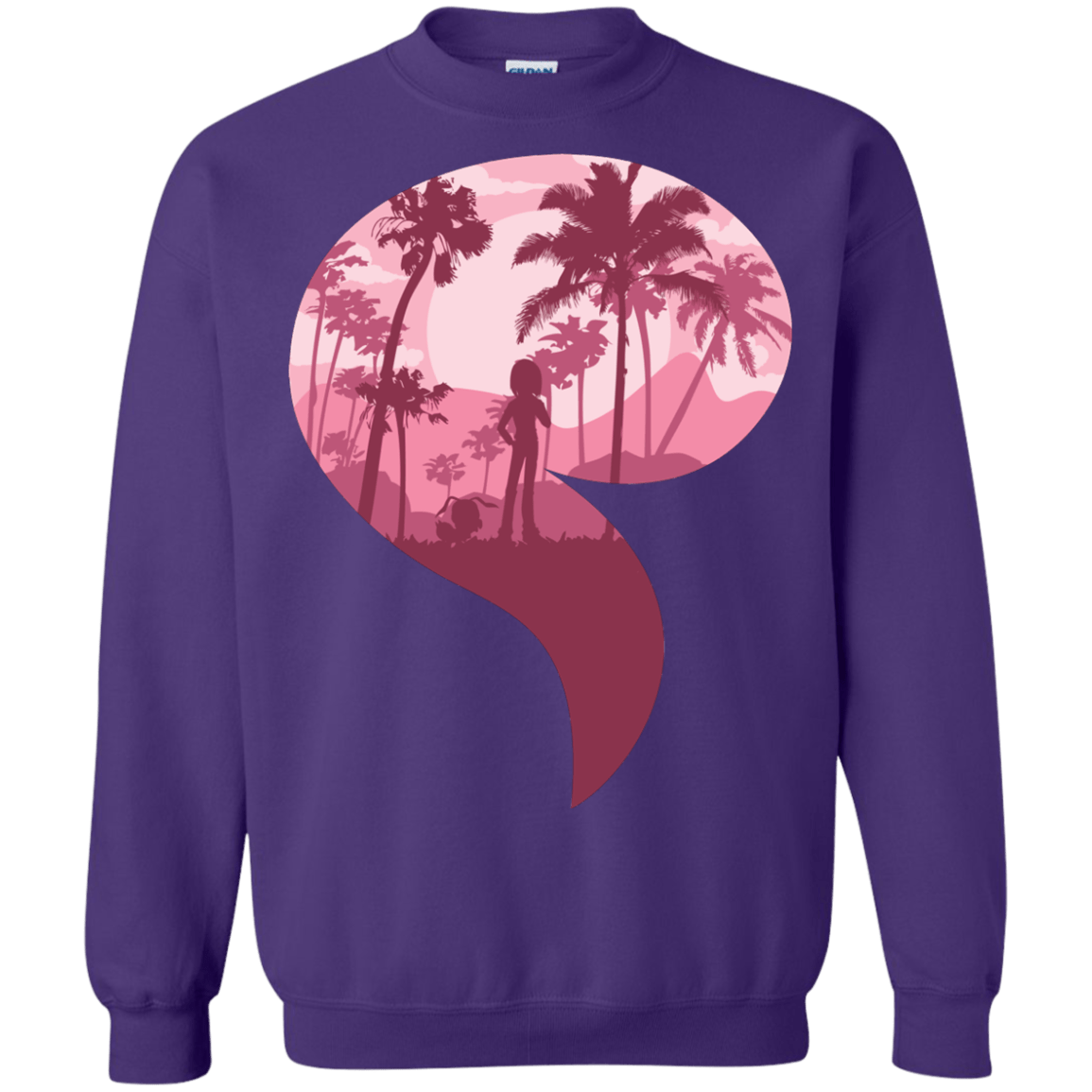 Sweatshirts Purple / S Kindness Crewneck Sweatshirt