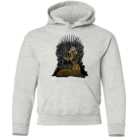 Sweatshirts Ash / YS King and Tiger Youth Hoodie
