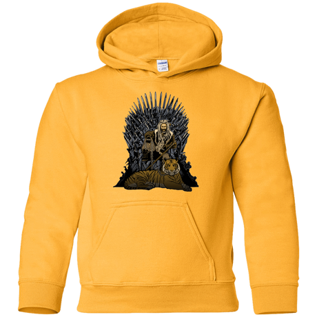 Sweatshirts Gold / YS King and Tiger Youth Hoodie