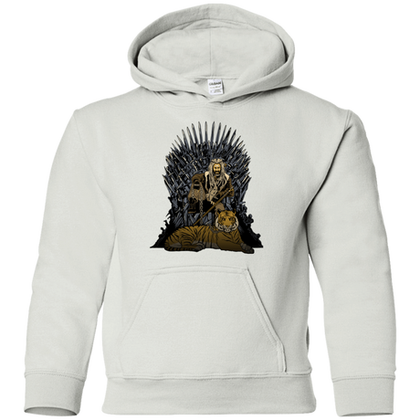 Sweatshirts White / YS King and Tiger Youth Hoodie