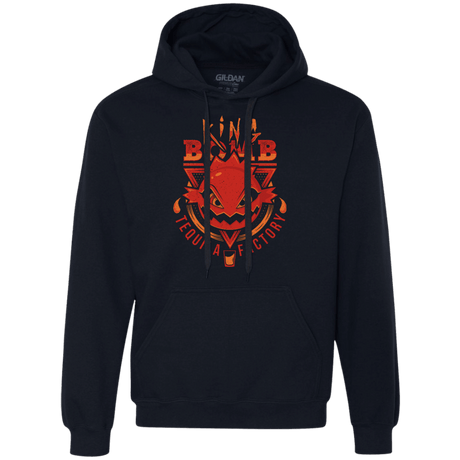 Sweatshirts Navy / S King Bomb Tequila Premium Fleece Hoodie