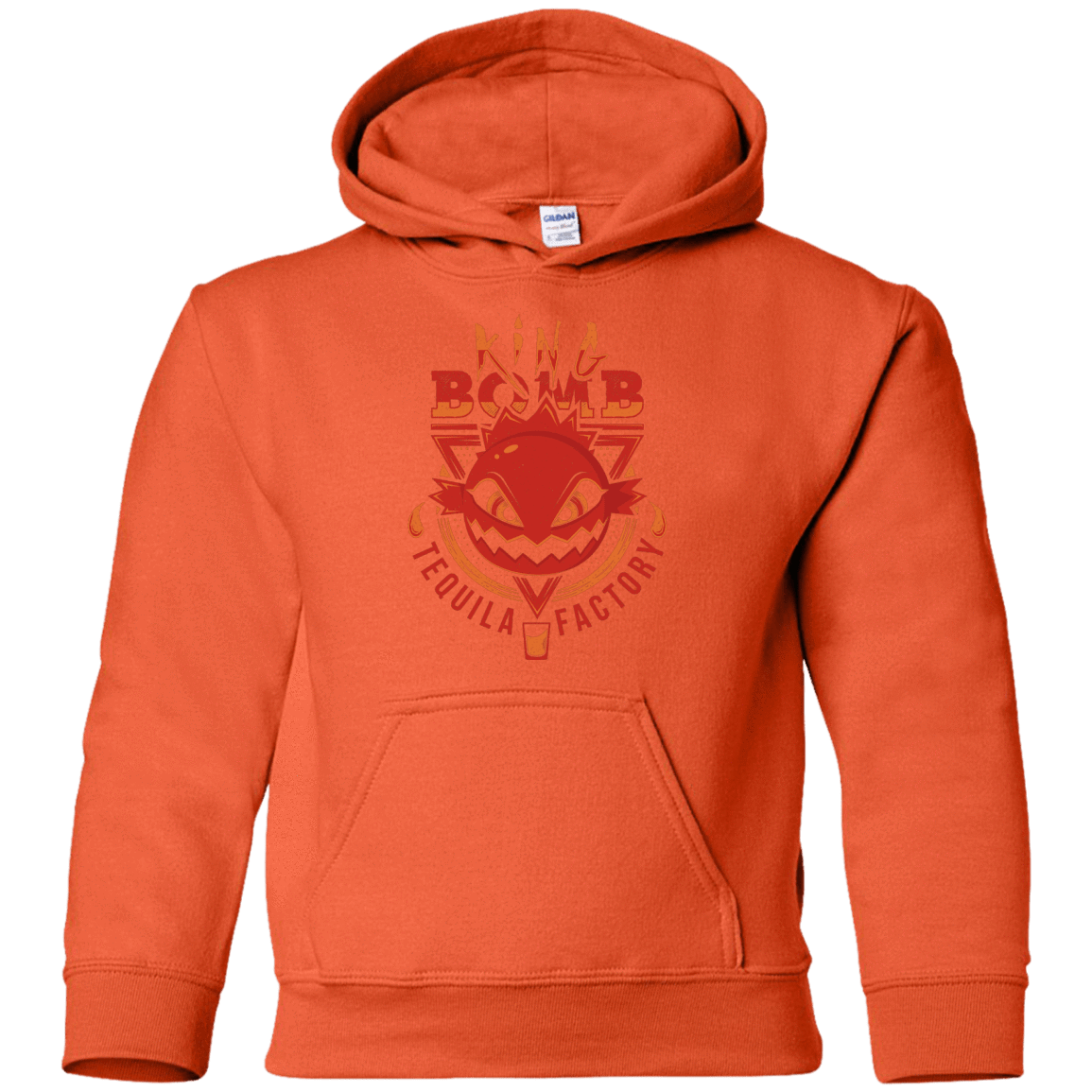 Sweatshirts Orange / YS King Bomb Tequila Youth Hoodie