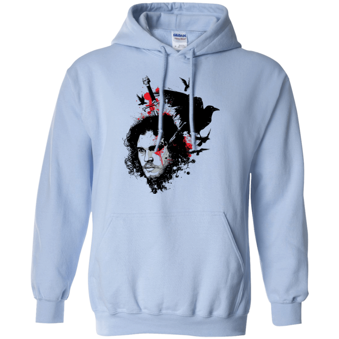 Sweatshirts Light Blue / Small KING IN THE NORTH Pullover Hoodie