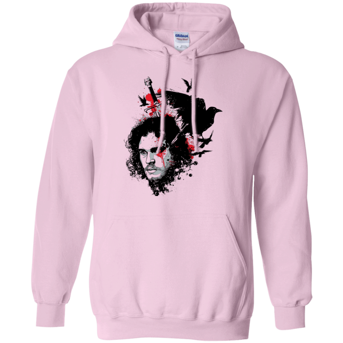 Sweatshirts Light Pink / Small KING IN THE NORTH Pullover Hoodie