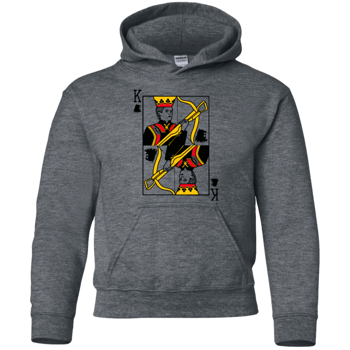 Sweatshirts Dark Heather / YS King Joffrey Youth Hoodie