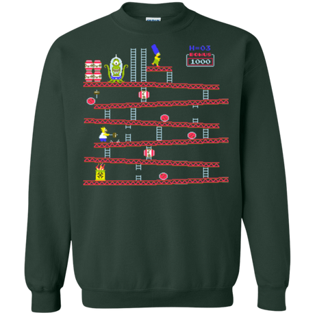 Sweatshirts Forest Green / Small King Kang Crewneck Sweatshirt