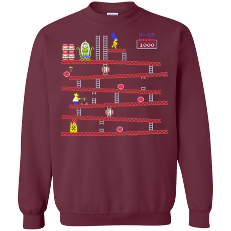 Sweatshirts Maroon / Small King Kang Crewneck Sweatshirt