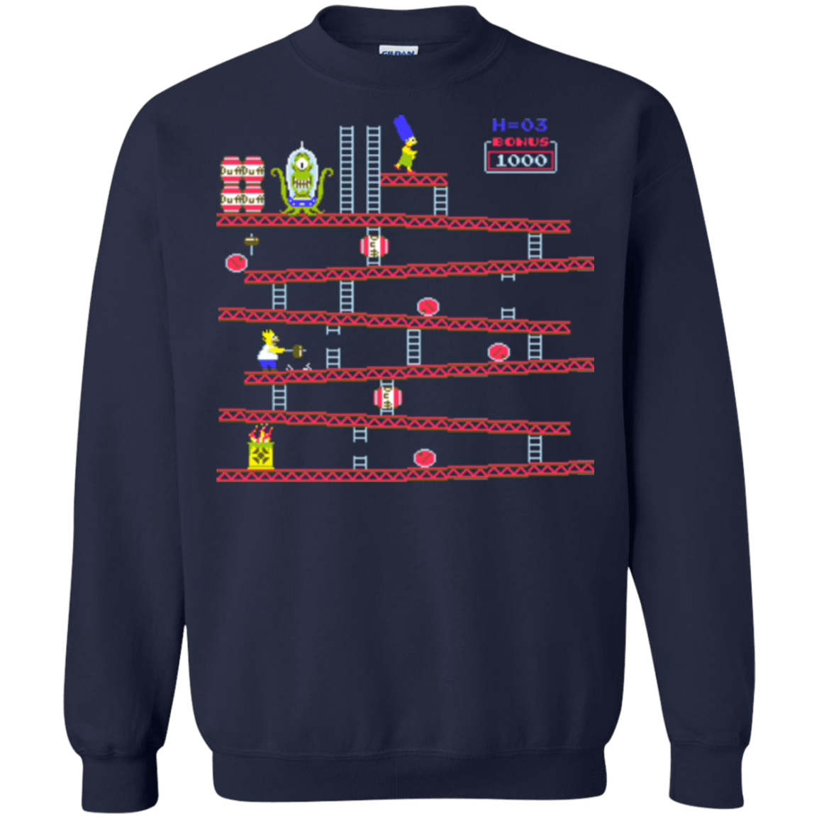 Sweatshirts Navy / Small King Kang Crewneck Sweatshirt