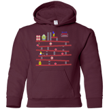 Sweatshirts Maroon / YS King Kang Youth Hoodie