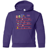 Sweatshirts Purple / YS King Kang Youth Hoodie