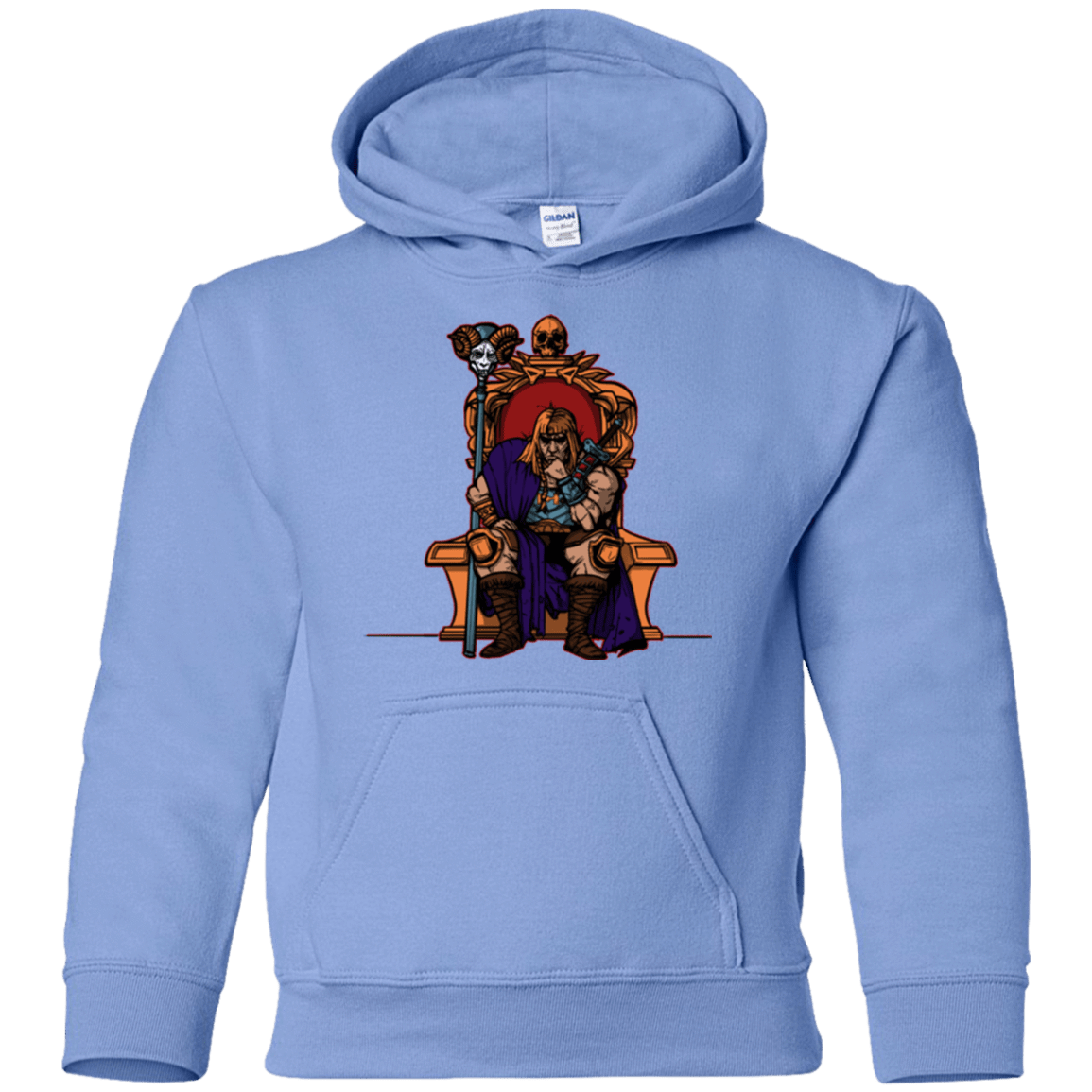Sweatshirts Carolina Blue / YS King Of Eternia Youth Hoodie