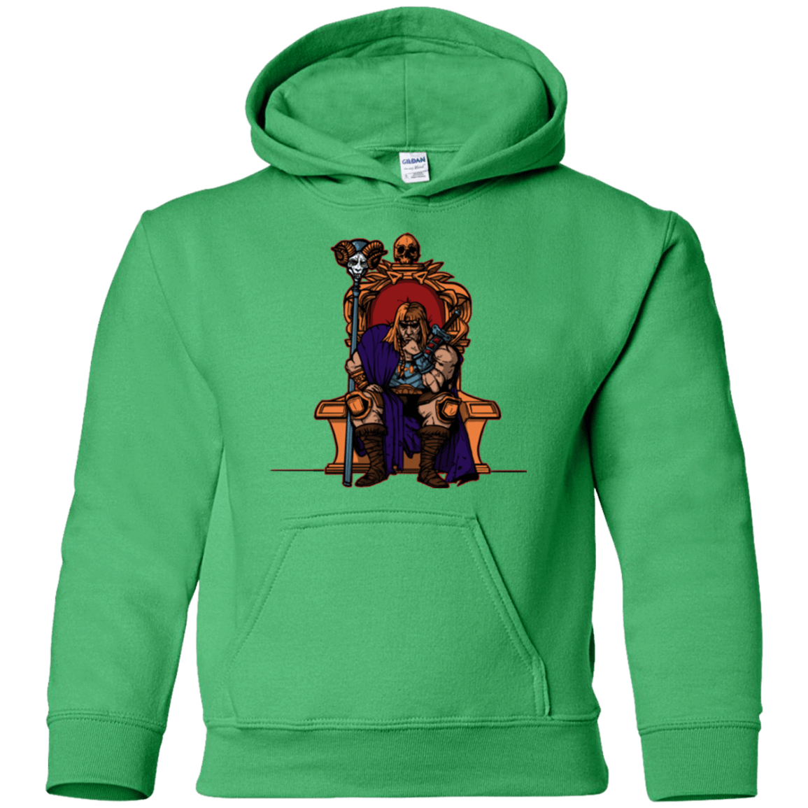 Sweatshirts Irish Green / YS King Of Eternia Youth Hoodie