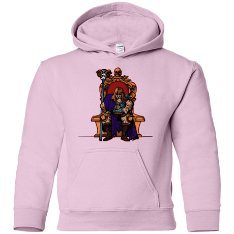 Sweatshirts Light Pink / YS King Of Eternia Youth Hoodie