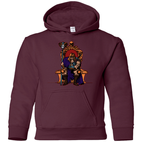 Sweatshirts Maroon / YS King Of Eternia Youth Hoodie