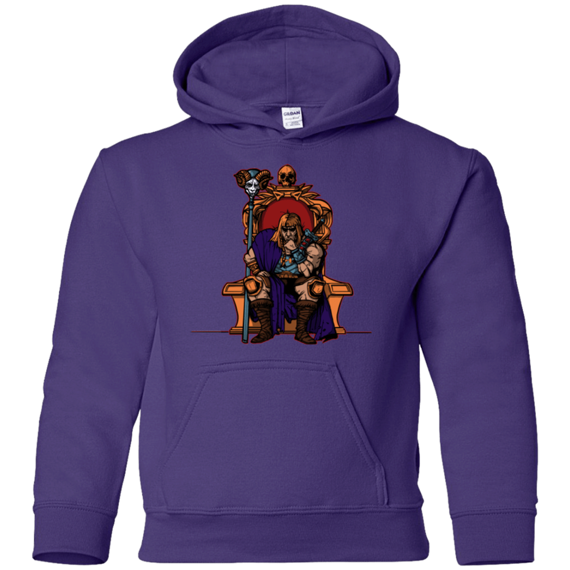 Sweatshirts Purple / YS King Of Eternia Youth Hoodie