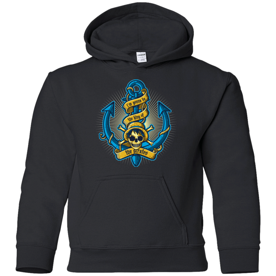 Sweatshirts Black / YS KING OF PIRATES Youth Hoodie