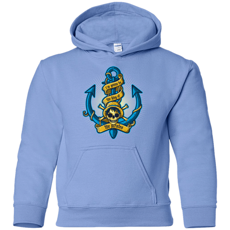 Sweatshirts Carolina Blue / YS KING OF PIRATES Youth Hoodie