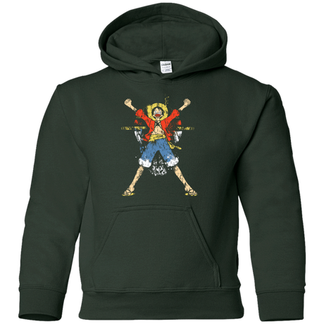 Sweatshirts Forest Green / YS King of Pirates Youth Hoodie