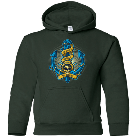 Sweatshirts Forest Green / YS KING OF PIRATES Youth Hoodie