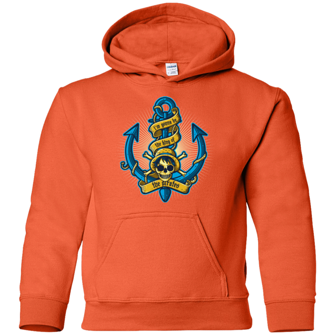 Sweatshirts Orange / YS KING OF PIRATES Youth Hoodie