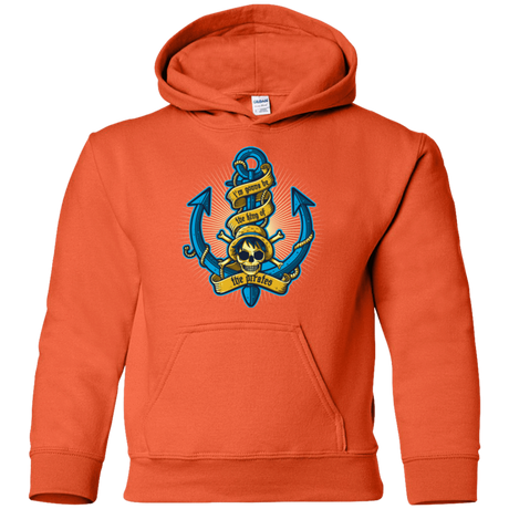 Sweatshirts Orange / YS KING OF PIRATES Youth Hoodie