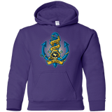 Sweatshirts Purple / YS KING OF PIRATES Youth Hoodie