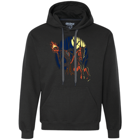 Sweatshirts Black / Small King of the Hollow_designs by mephias Premium Fleece Hoodie