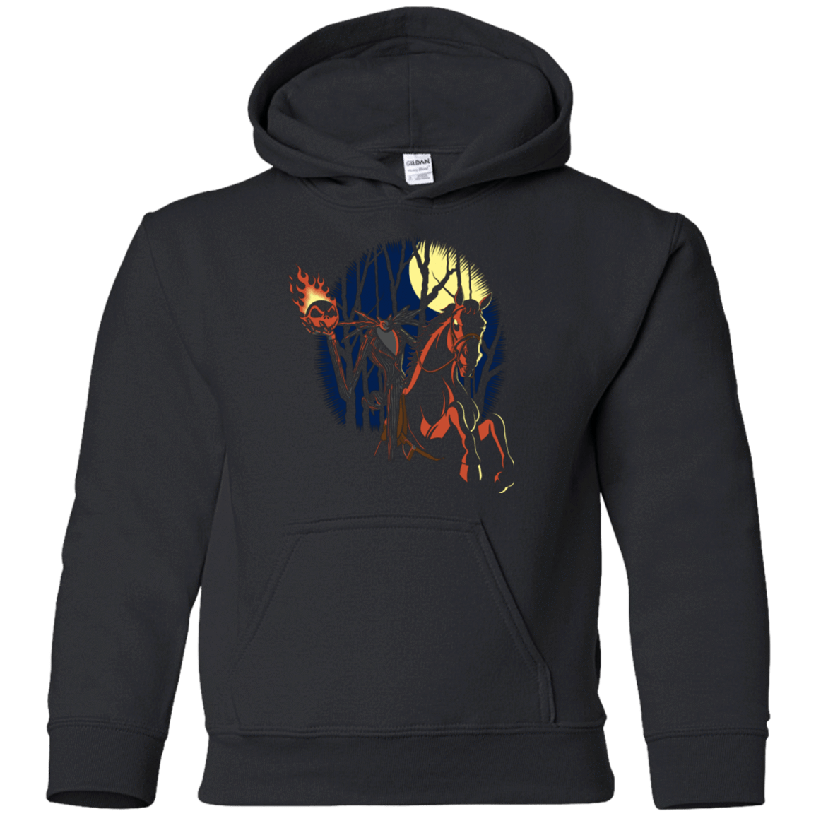 Sweatshirts Black / YS King of the Hollow_designs by mephias Youth Hoodie