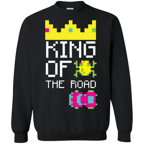 Sweatshirts Black / Small King Of The Road Crewneck Sweatshirt