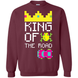 Sweatshirts Maroon / Small King Of The Road Crewneck Sweatshirt