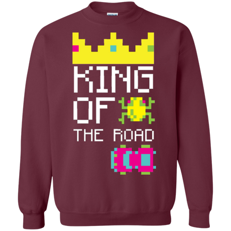 Sweatshirts Maroon / Small King Of The Road Crewneck Sweatshirt